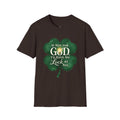 If Not for God I’d Have No Luck at All Shirt – Christian St. Patrick’s Day Faith Clover Graphic Tee for Men & Women