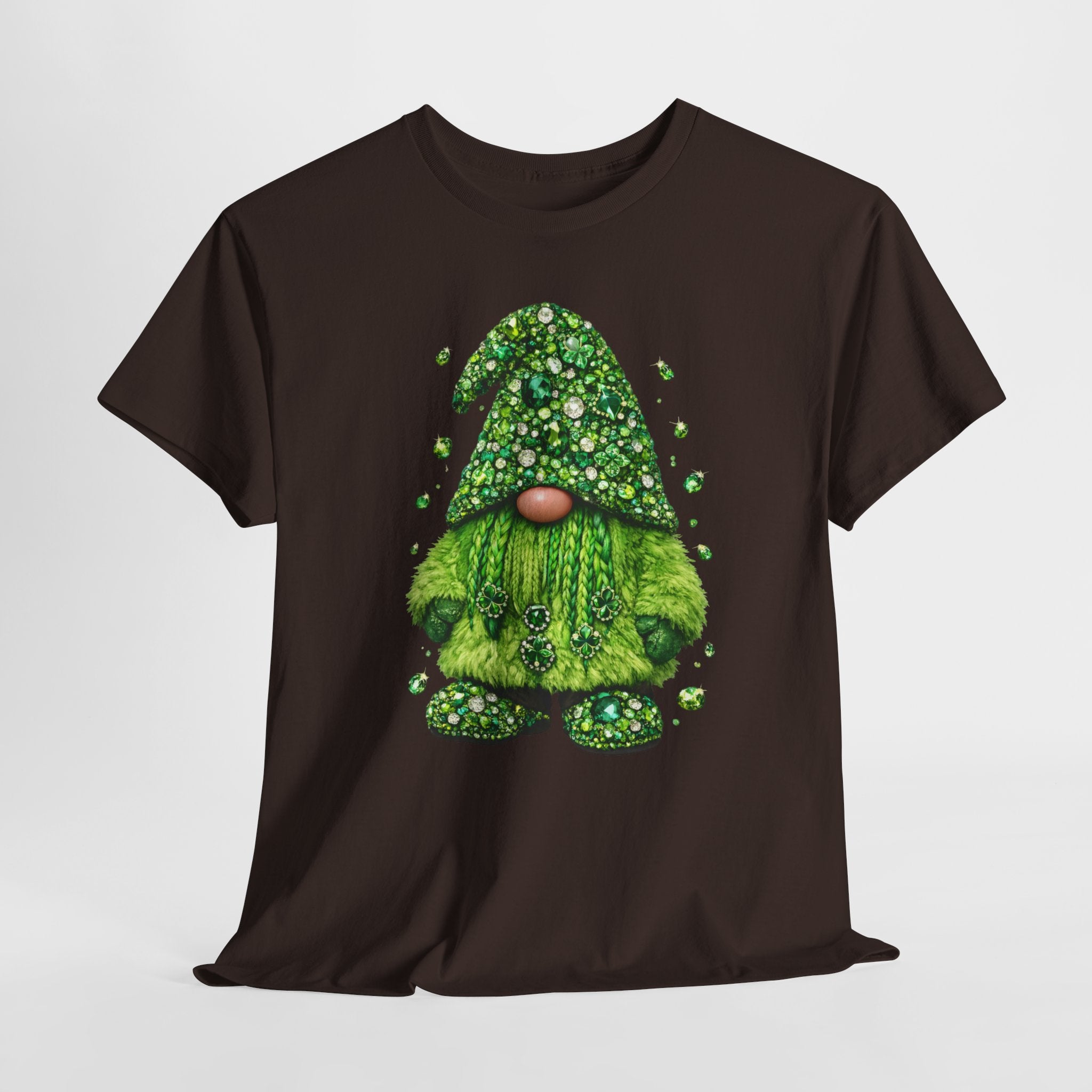 St. Patrick’s Day Gnome Shirt – Cute Green Shamrock Gnome Lucky Holiday T-Shirt