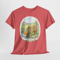 Highland Cow Planted by Living Water Shirt – Psalm 1:3 Christian Floral Cow Faith Graphic Tee