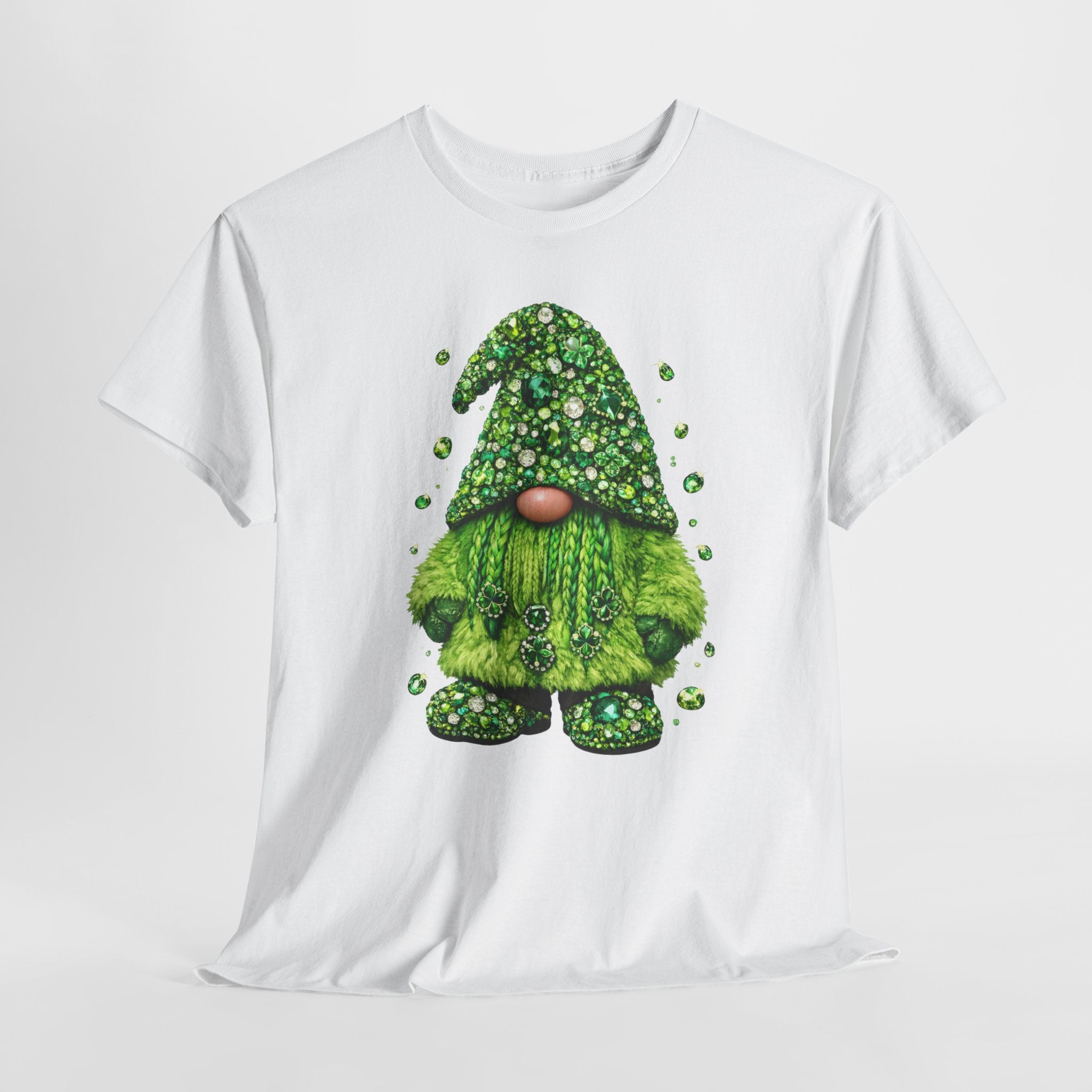 St. Patrick’s Day Gnome Shirt – Cute Green Shamrock Gnome Lucky Holiday T-Shirt