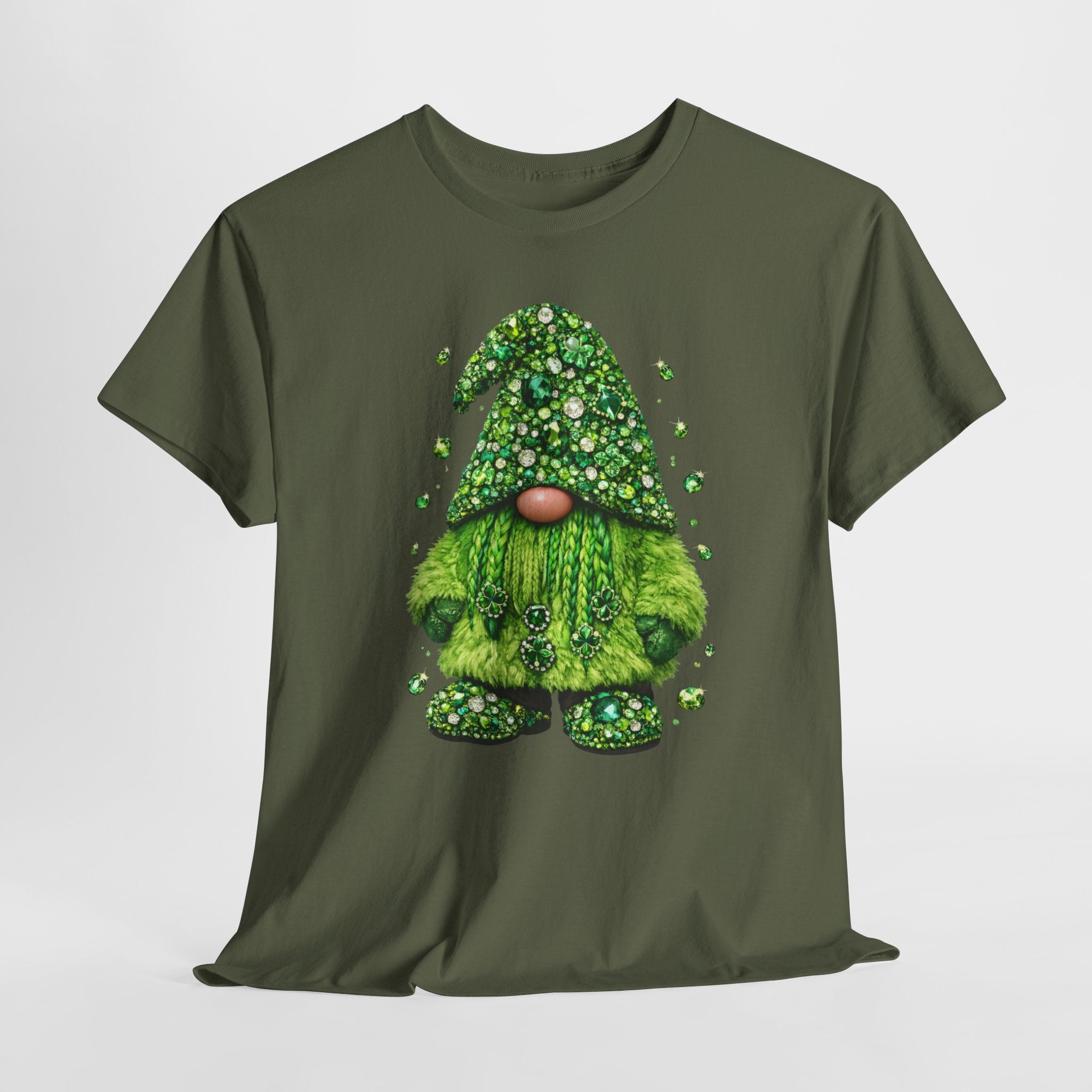 St. Patrick’s Day Gnome Shirt – Cute Green Shamrock Gnome Lucky Holiday T-Shirt