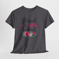 Blessed and Highly Favored Christian Shirt – Faith Inspirational Women’s Graphic Tee – Christian Encouragement Shirt