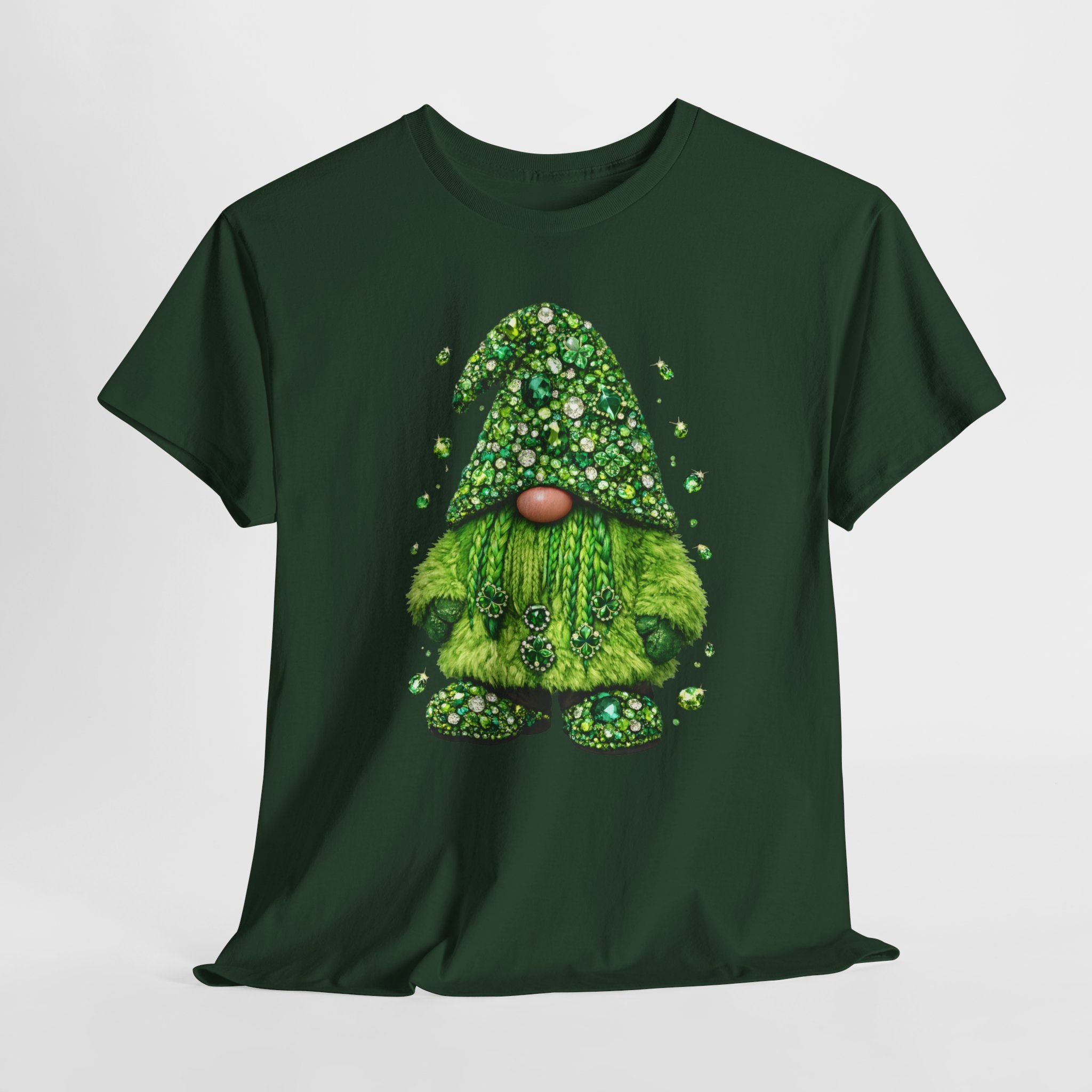 St. Patrick’s Day Gnome Shirt – Cute Green Shamrock Gnome Lucky Holiday T-Shirt