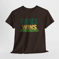 Grace Wins Shirt | Christian St. Patrick’s Day Shirt | Faith Over Luck T-Shirt | Christian Women’s Graphic Tee | Religious Inspirational Apparel